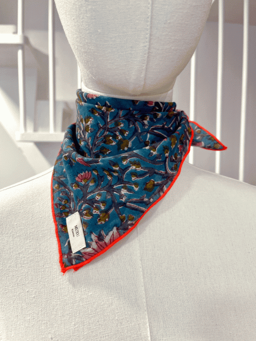 Mini Foulard Bleu