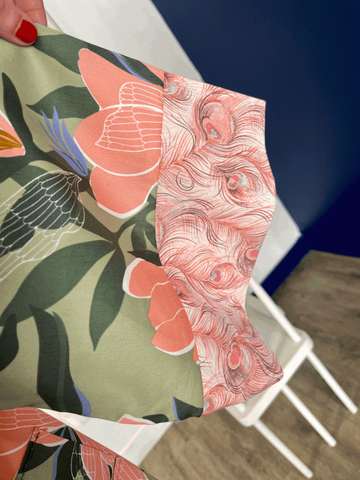 Bon baiser de Rio Manches Liberty Rose 